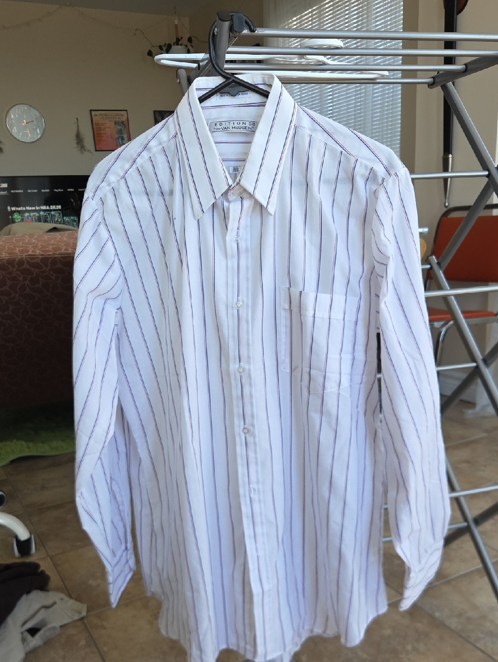 Van Heusen Striped Dress Shirt